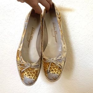 Yellow Salvatore Ferragamo Espadrille Shoes